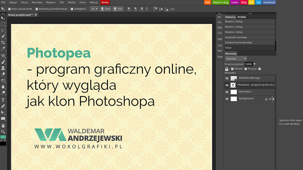 Photopea Program Graficzny Online Ktory Wyglada Jak Photoshop Wokol Grafiki