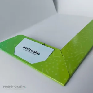 teczki firmowe z kieszonką na wizytówkę