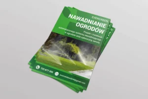 Ulotka o nawadnianiu ogrodów