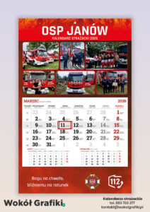kalendarze strażackie jednodzielne