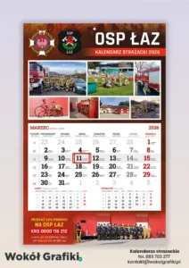 kalendarze strażackie z wyrywanym kalendarium